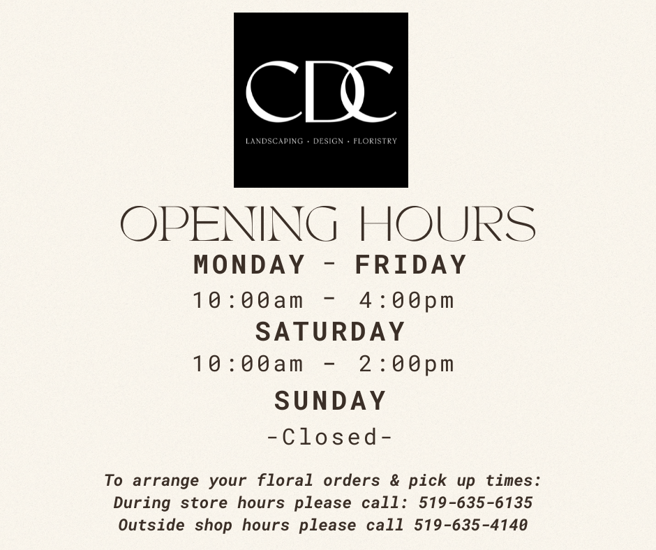 CDC Shop Hours.WINTER