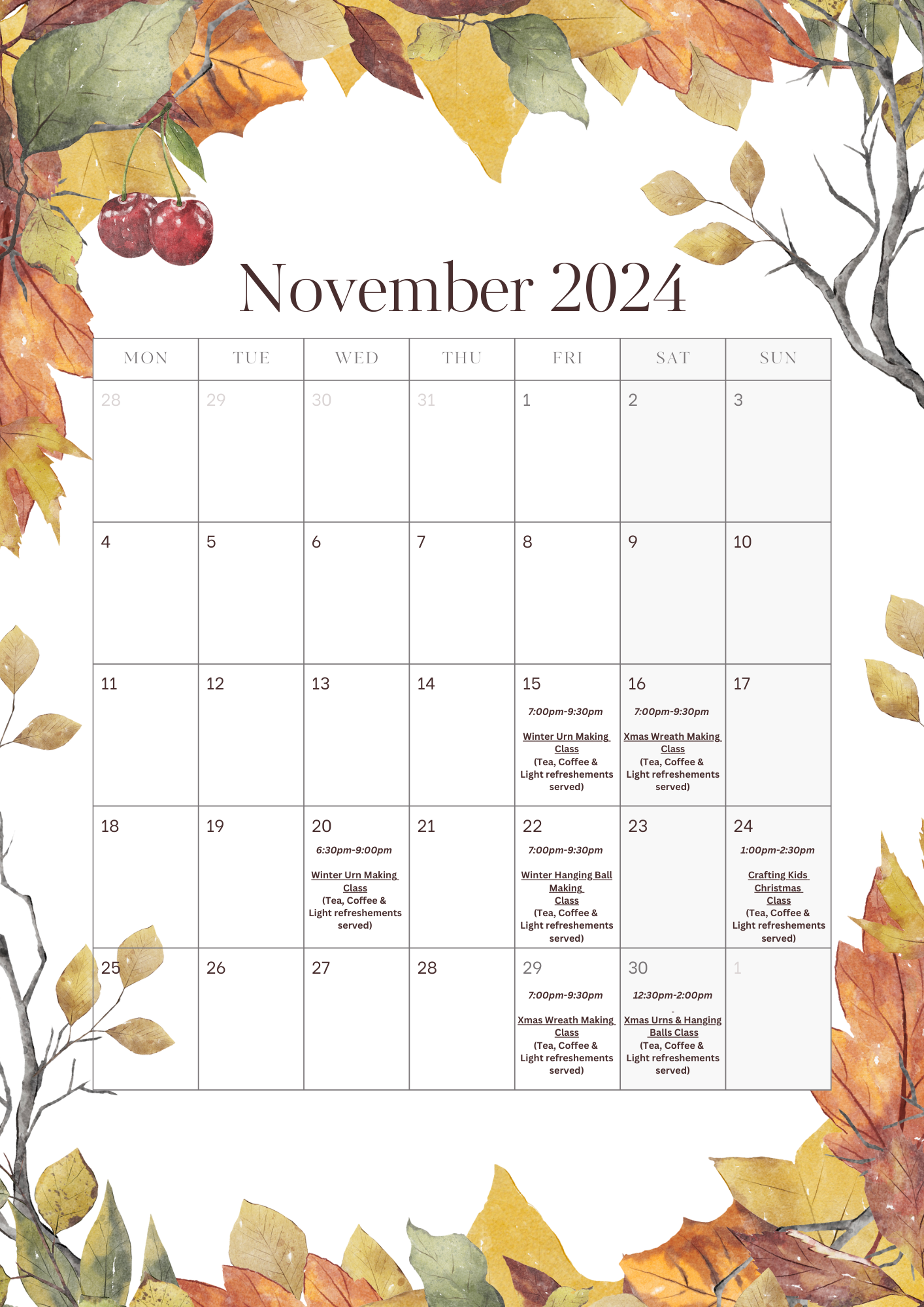 CDC.November 2024 EVENT.Calendar.FIXED